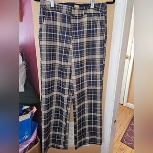 ALEXIA ADMOR KAITLYN MID-RISE PLAID PANT SZ 6